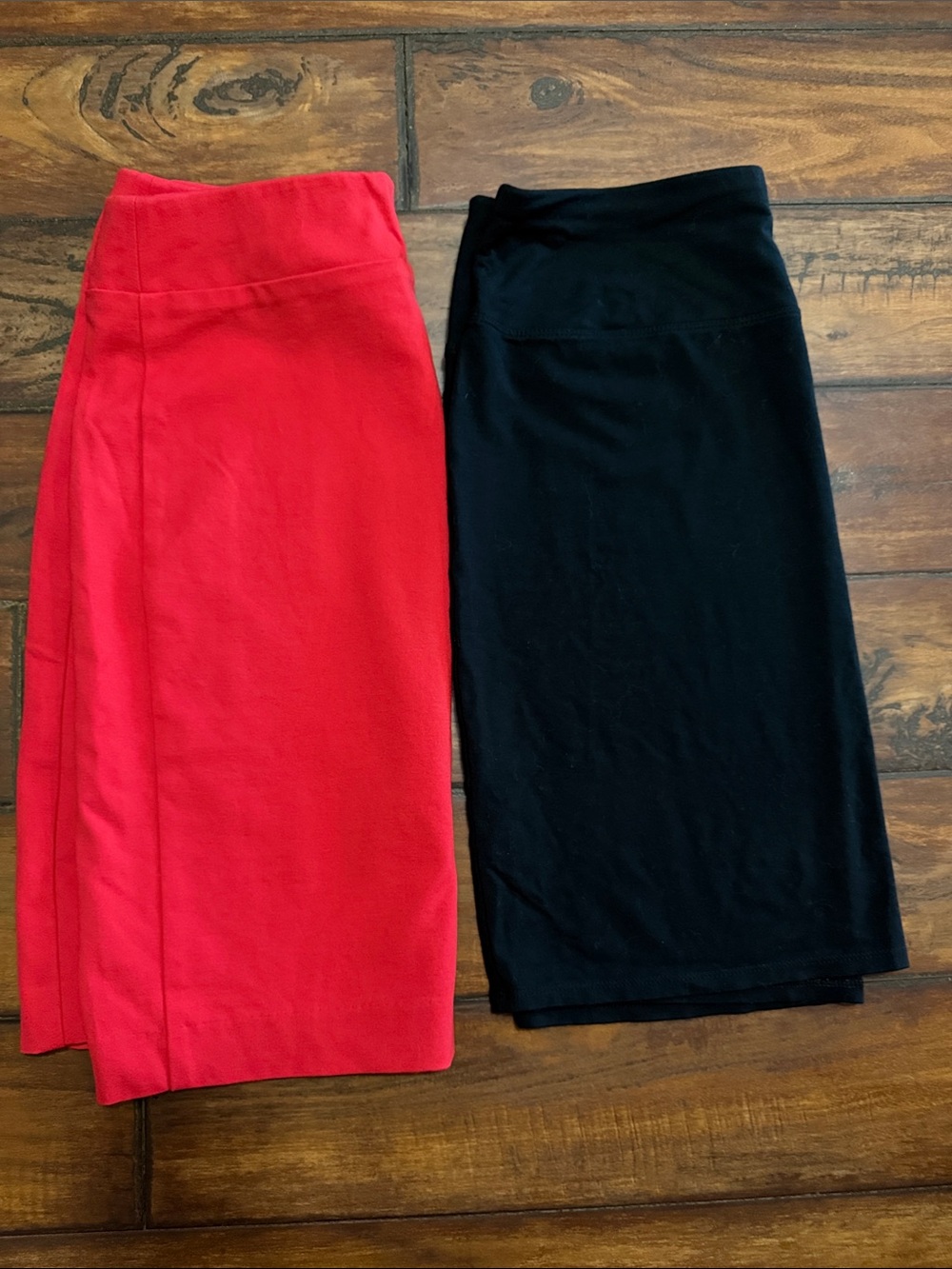 J. Jill Pencil Skirts Duo in Red and Black